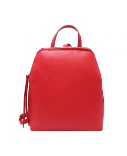 HIGH GARDEN kožený batoh červený