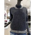 EX-J sveter-bunda modrá