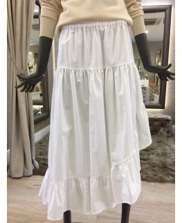 MITIKA sukňa asymetrická biela