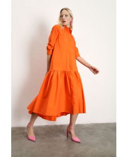IMPERIAL šaty maxi orange