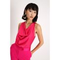IMPERIAL top satin fuxia