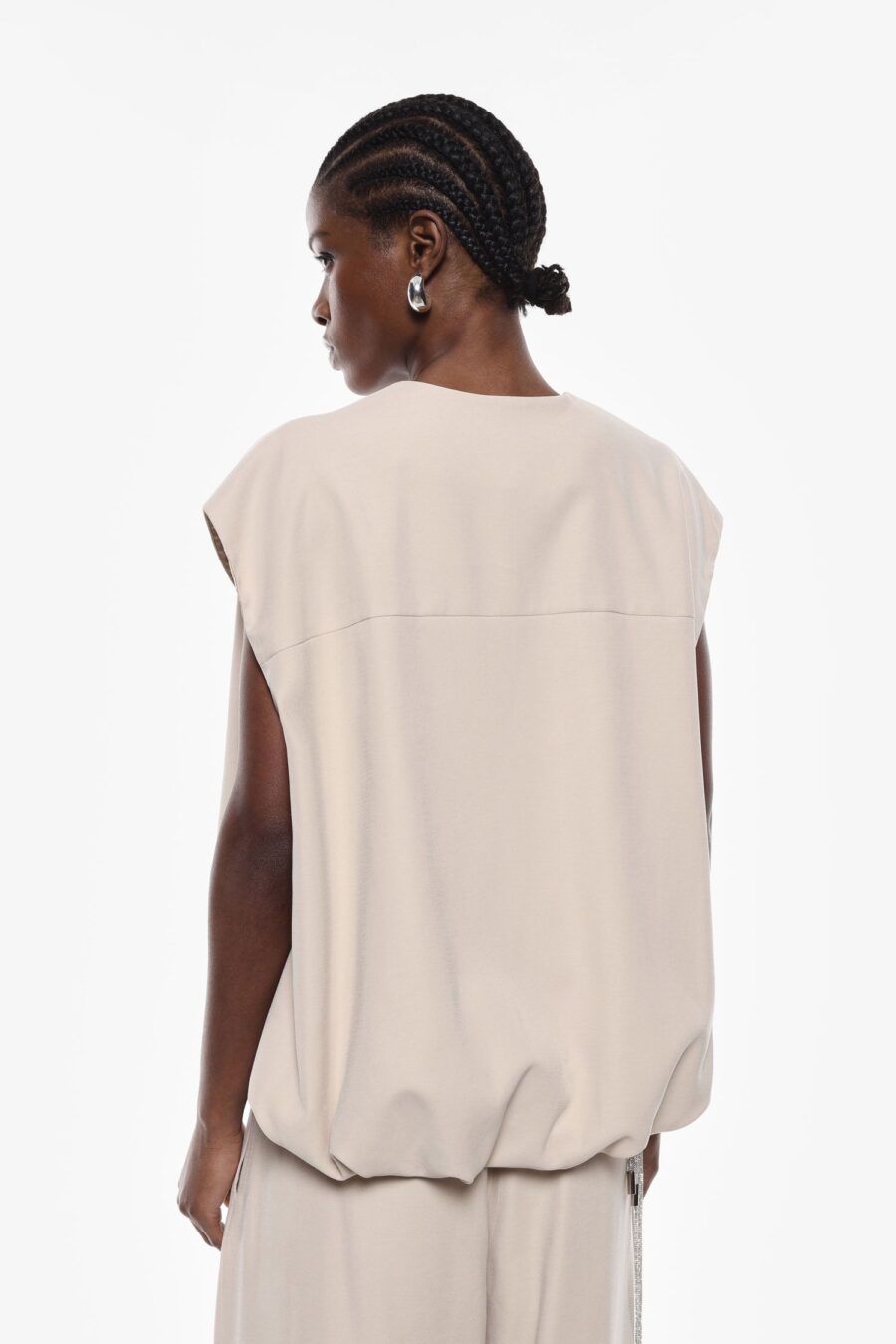 Bezrukávová bunda so zapínaním na zips - Image 4