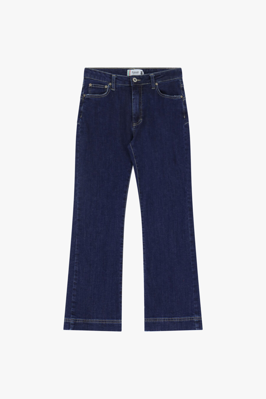 Jeans s rozšírenými strihom a stredným pásom - Image 4