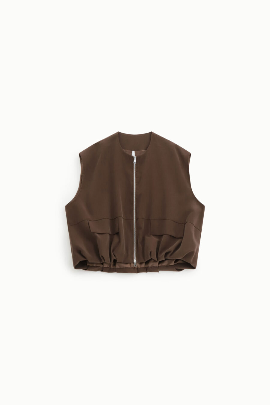 Bezrukávová bunda so zapínaním na zips - Image 6