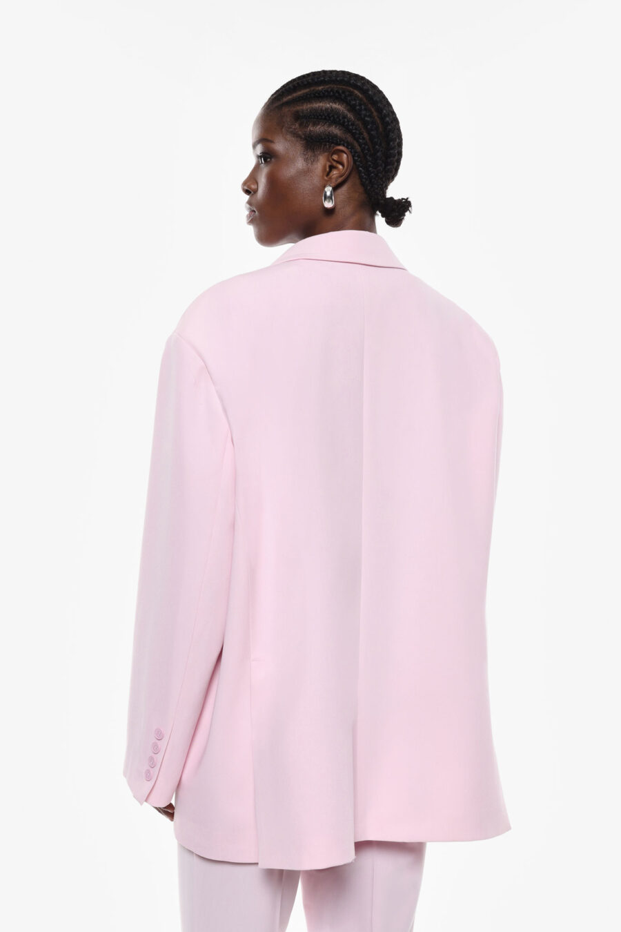 Oversized sako v jednofarebnom prevedení - Image 4