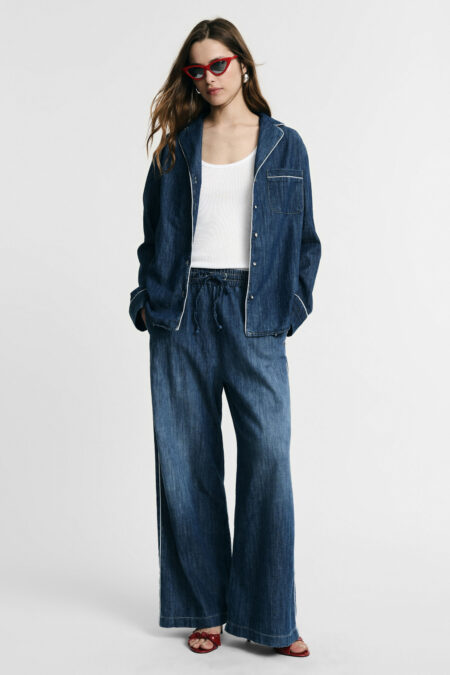 Voľné nohavice so šnúrkou