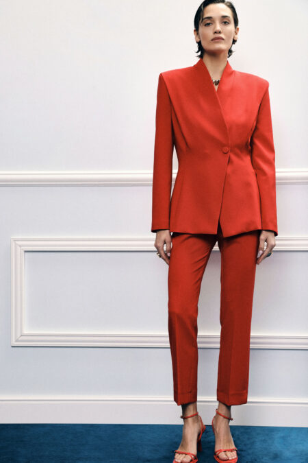 Skrátené nohavice rovného strihu