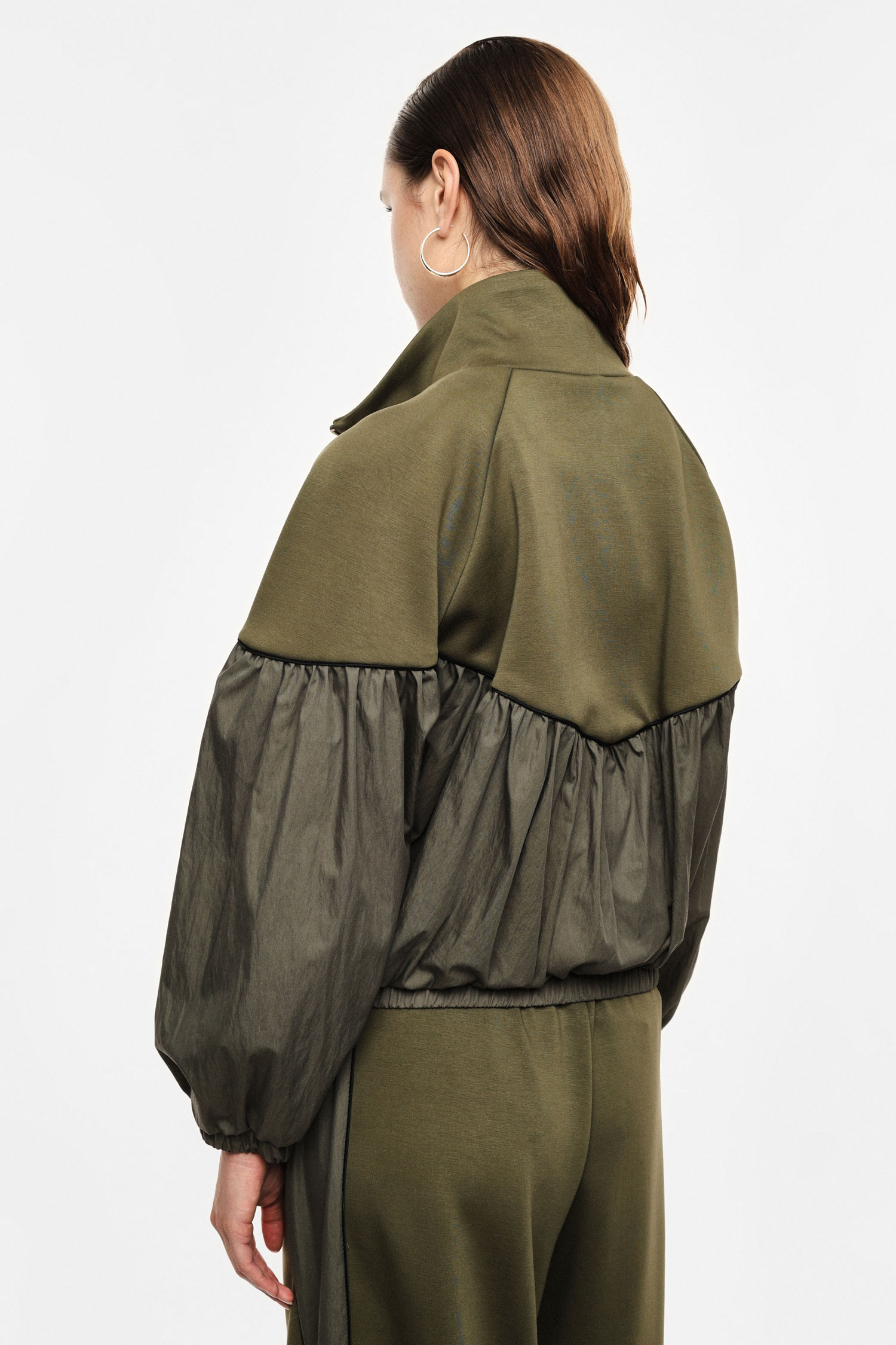 Mikina bez kapucne na zips – Obrázok 2
