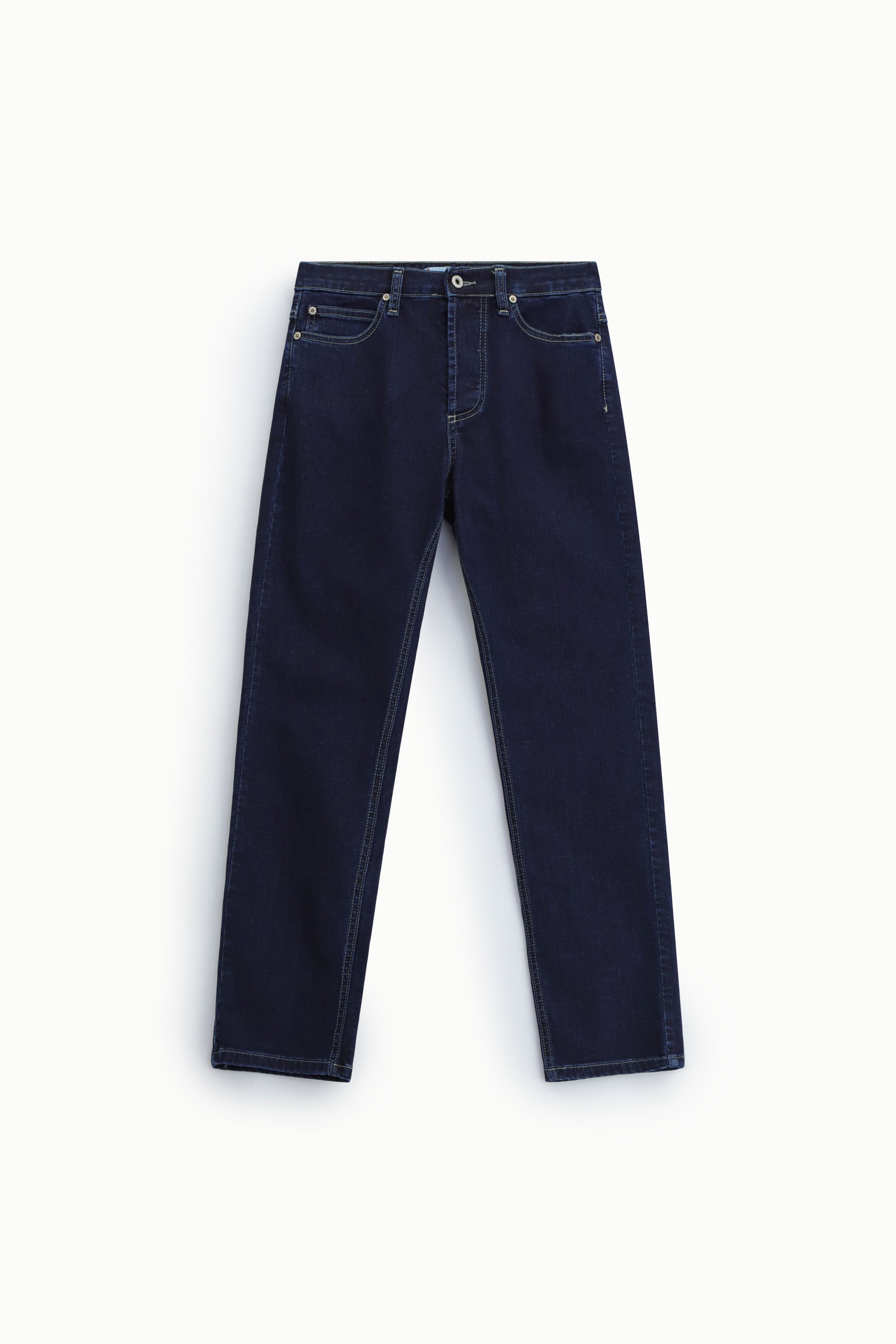 Slim fit jeans so stredne vysokým pásom – Obrázok 4